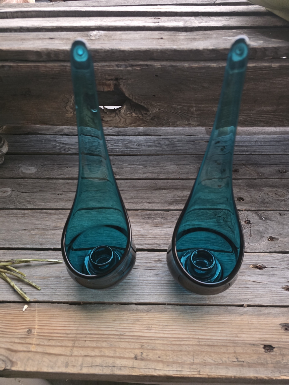1960's VIKING Bluenique Taperglow Pair